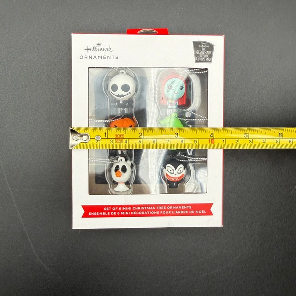 Hallmark Disney The Nightmare Before Christmas Mini Ornaments Set of 6 New - Picture 9 of 10